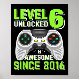 Póster 6 Desbloqueados Impresionantes Videojuegos 2016 6º