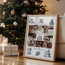 Póster 6 fotos Primera Navidad