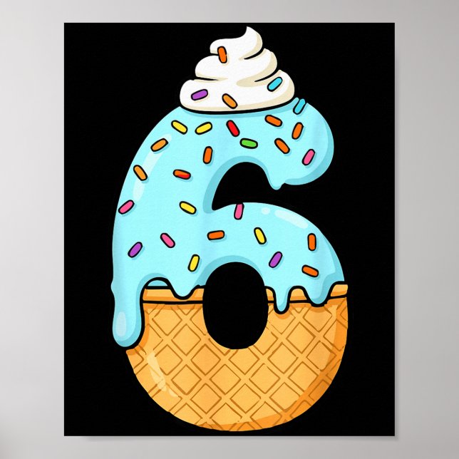 Póster #6 Jersey Uniform Drip Teen Slang, Funny Ice Cream (Frente)