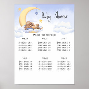 Póster 6 Mesa Baby Shower