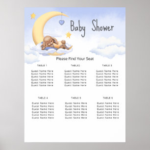Póster 6 Mesa Baby Shower
