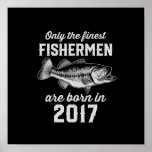 Póster 6 Year Old Fisherman Fishing 2017 6th Birthday<br><div class="desc">6 Year Old Fisherman Fishing 2017 6th Birthday</div>