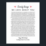 Póster 70 razones por las que te amamos el regalo de cump<br><div class="desc">Esto es un HACERLO USTED MISMO XX Razones por las que te amamos. rosas razones por las que te amamos,  50 Razones editables,  60 cumpleaños,  editable,  80 cumpleaños,  recuerdos,  te amo,  mamá,  retira. Puedes editar el texto principal del cuerpo. Diseñado por Arty Apples Limited</div>