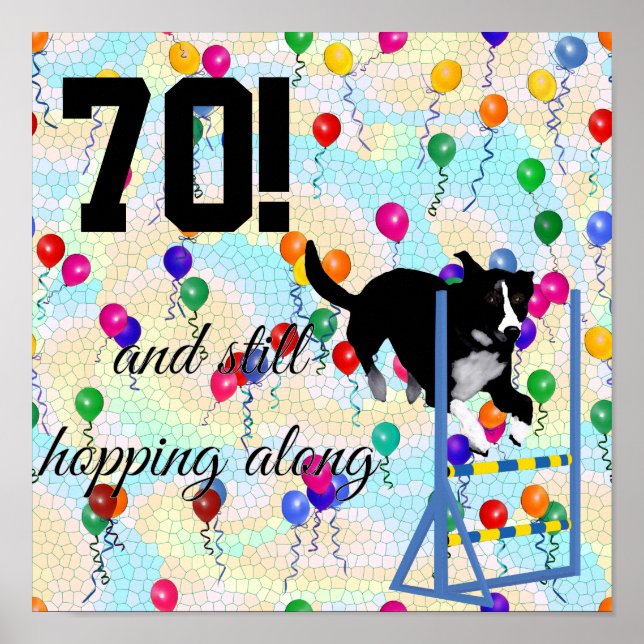 Póster 70! y todavía saltando (Frente)