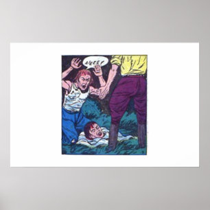 Póster 70s Horror vintage comics for comic book lovers