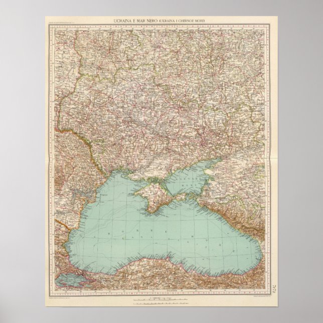 Póster 7172 Ucrania, Mar Negro (Frente)