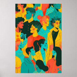 Póster 735 Héroes cotidianos del Mosaico Urbano