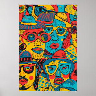 Póster 742 Héroes cotidianos de los Mosaicos Urbanos
