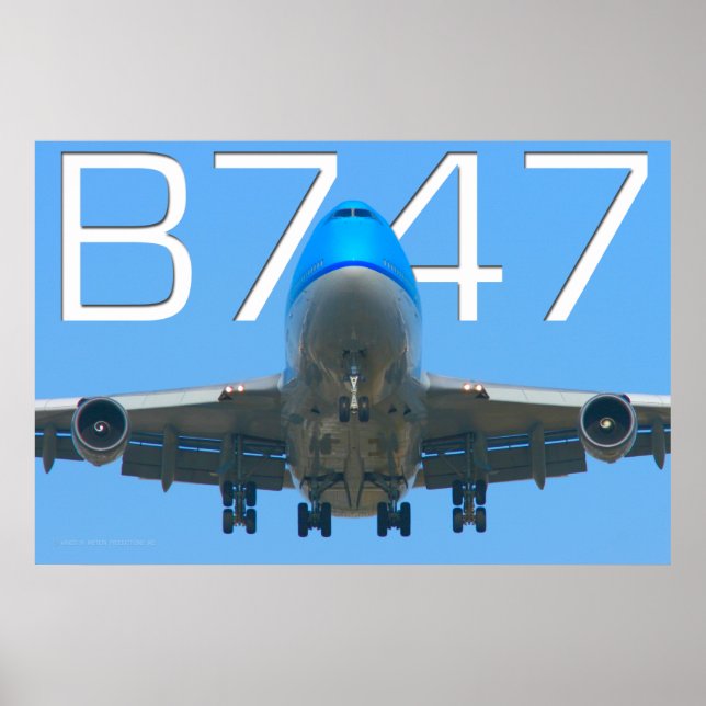 PÓSTER 747 AIRLINER (Frente)