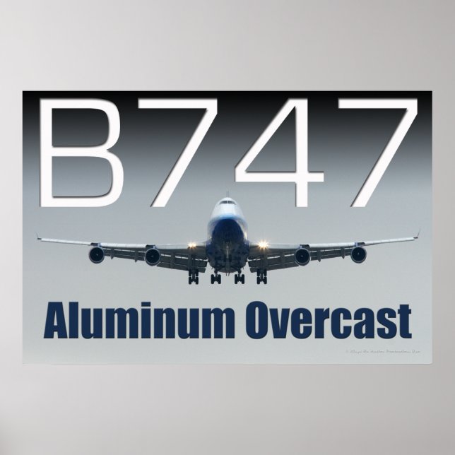 PÓSTER 747 SUPERCAST DE ALUMINIO (Frente)