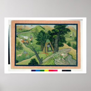 Póster 74.73 Rama y Lakshmana deambulando en busca de Si