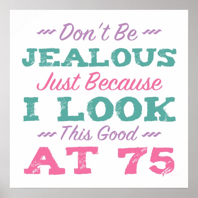 Póster 75.º Cumpleaños De Las Mujeres (Frente)