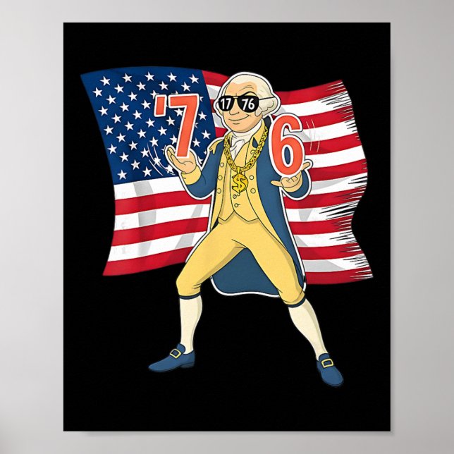 Póster 76 Mayor Que 67 Chiste Divertido Thomas Jefferson  (Frente)
