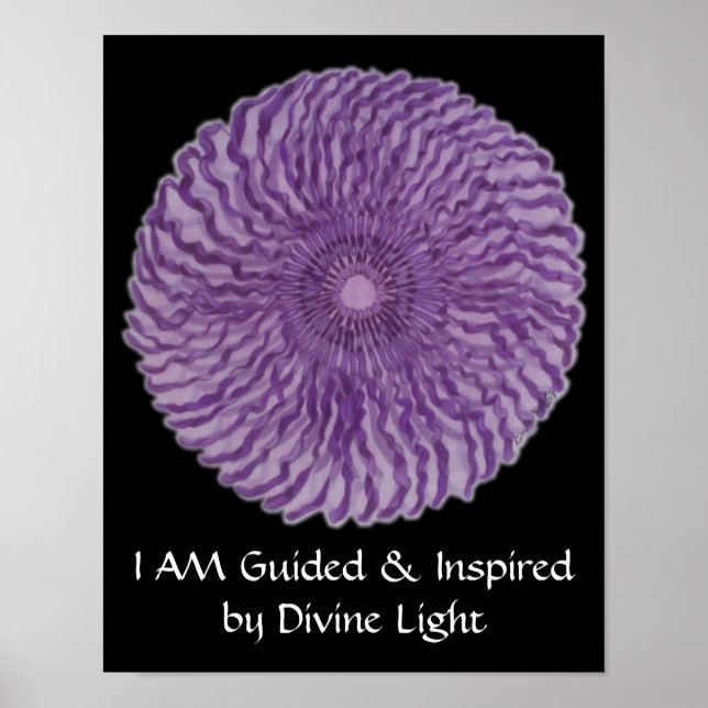 Póster 7.ª Chakra Art. #2 - Conexión divina (Frente)