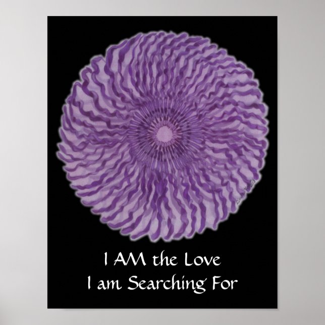 Póster 7.ª Chakra Art. #2 - Conexión divina (Frente)