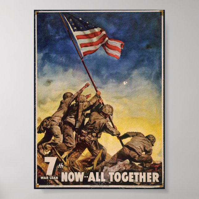 Póster 7.º Préstamo De Guerra, Ahora... Todos juntos - Vi (Frente)