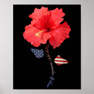 Póster 7 de diciembre de 1941 Hibiscus, monumento a Pearl