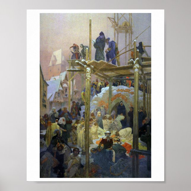 Póster #7 Jan Milic de Kromeriz, Mucha (Frente)