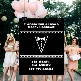 Póster 7 Palabras Para Un Matrimonio Largo Y Feliz - Póst