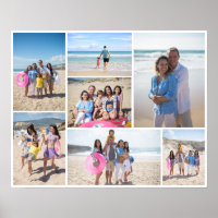 7 Plantilla de collage de fotografías personalizad