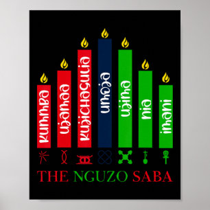 Póster 7 Principios De Kwanzaa