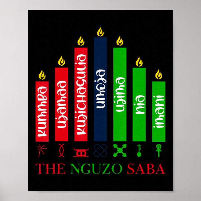 Póster 7 Principios De Kwanzaa (Frente)