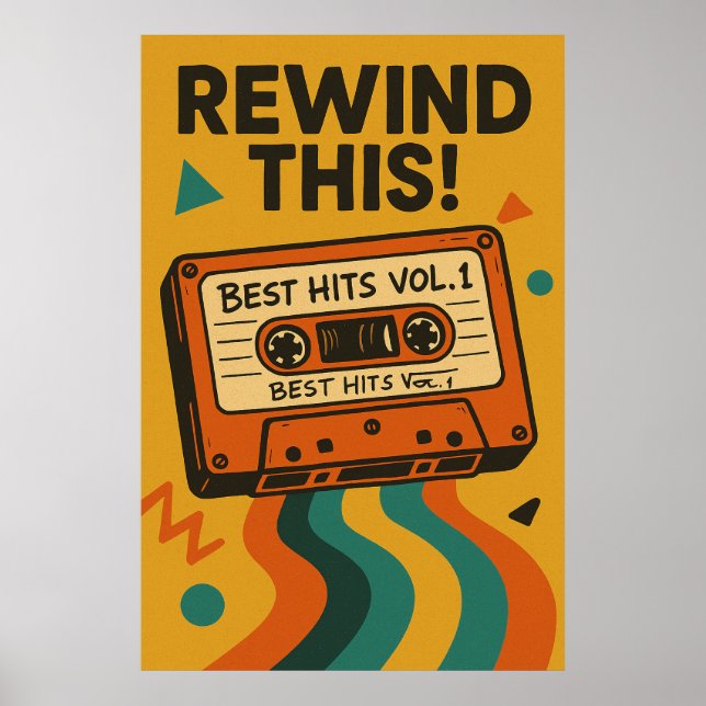 Póster 7, ¡Rebobina!, Vintage (Frente)
