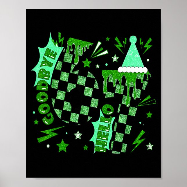 Póster 7 Year Old Birthday Goodbye 6 Hello 7 67 Meme Six  (Frente)