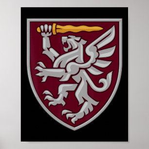 Póster 80ª Brigada Aérea de Asalto (Ucrania) Militar Ucra