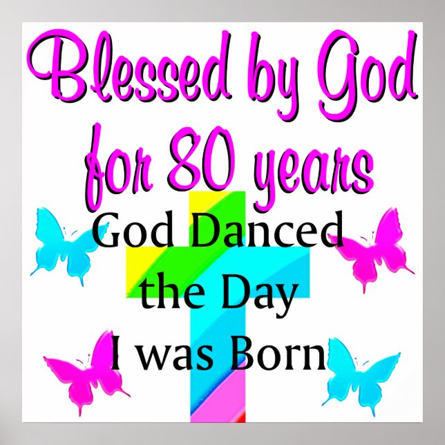 PÓSTER 80.º AMOR A DIOS (Frente)