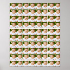 Póster 80 Collage de Fotos Personalizado