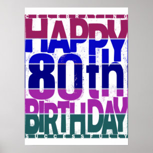 Póster 80th birthday_color 