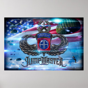 Póster 82.º Jumpmaster Aéreo