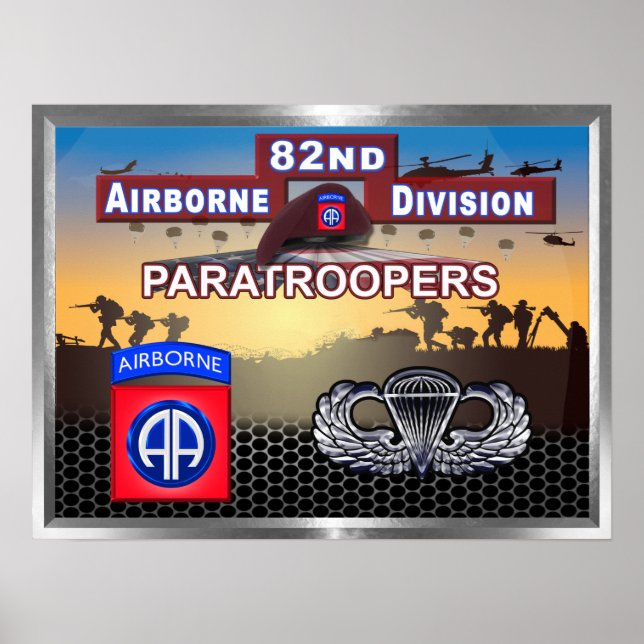 Póster 82.º Paracaidista (Frente)
