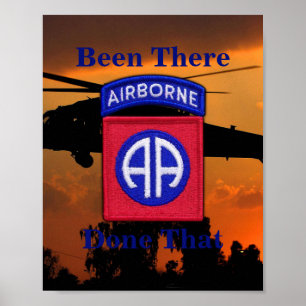 Póster 82nd ABN DIV Airborne Division Veterans Vets