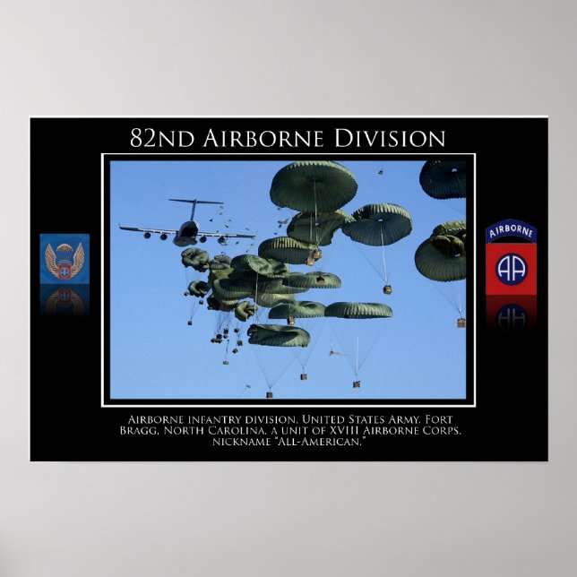 Póster 82nd Airborne Division (Frente)