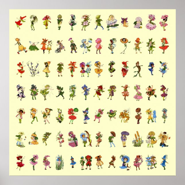 Póster 84 Hijos Flores (Frente)