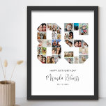 Póster 85.º Collage de fotos número 85 Personalizado<br><div class="desc">Celebra el 85º cumpleaños con este poster de collage de fotos número 85 personalizado. Este regalo de personalizable también es perfecto para el aniversario de los bodas. Es una gran manera de mostrar preciosos recuerdos de tu vida de boda y casada. El poster presenta un collage de fotos que capturan...</div>