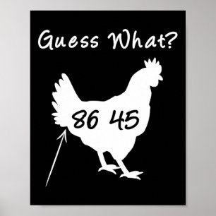 Póster 8645 Protesta Política Adivina Qué Camiseta De Tra