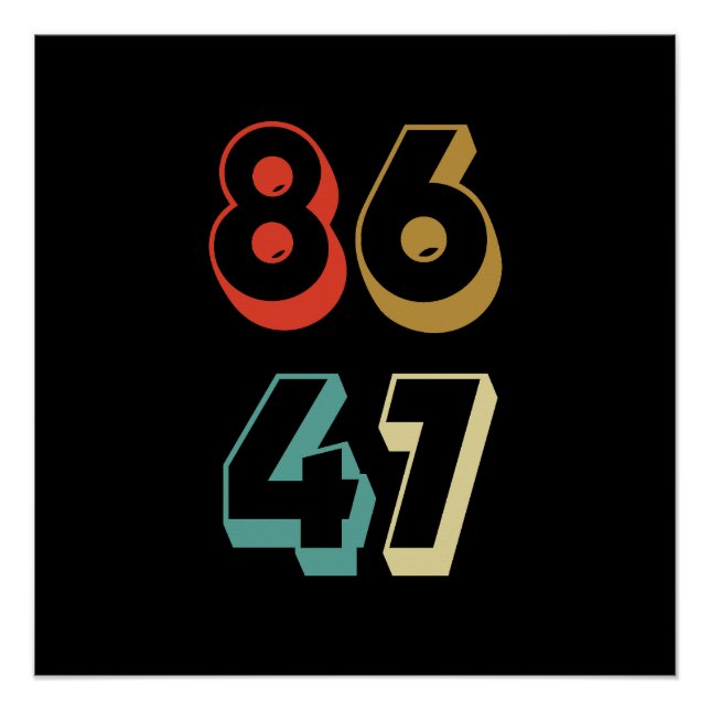 Póster 8647 Anti-Trump (Anverso)