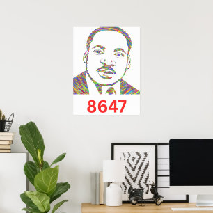 Póster 8647 Anti Trump 86 47 Retro Impugnar 47 Anti-trump