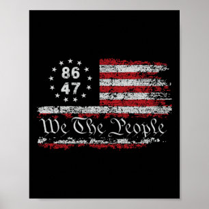 Póster 8647 Anti Trump Impugnar a Trump Impugnar 47 Resis