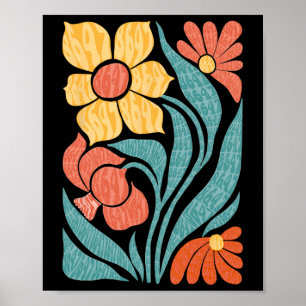 Póster 8647 Boho floral sutil anti Trump
