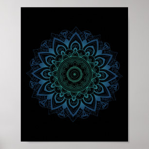 Póster 8647 Mandala sutil 86 47 Trump resiste a Trump Pro