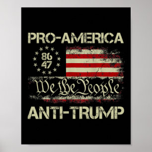Póster 8647 We The People Pro-américa Anti-trump