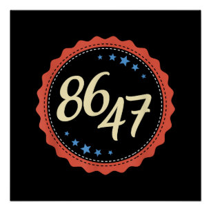 Póster 86 47 Anti Trump Gracioso