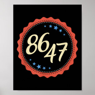 Póster 86 47 Anti Trump Gracioso