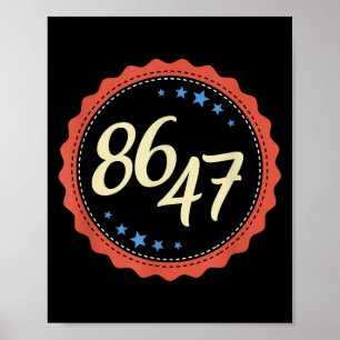 Póster 86 47 Anti Trump Gracioso