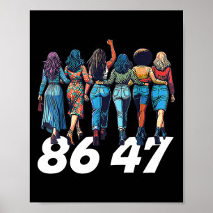 Póster 86 47 Chicas contra Trump