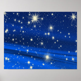 PÓSTER 880294 FONDOS UNIVERSOS ROYAL BLUE STARS SPACE